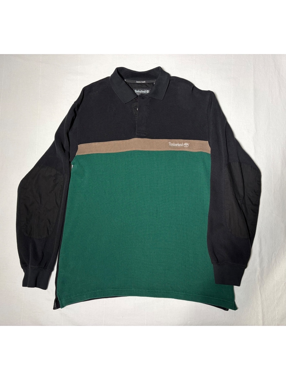 Timberland Long Sleeve Rugby Shirt VTG Y2K